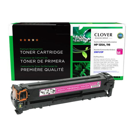 Clover Technologies Group, LLC Remanufactured Magenta Toner Cartridge (Alternative for HP CB543A 125A) (1400 Yield)