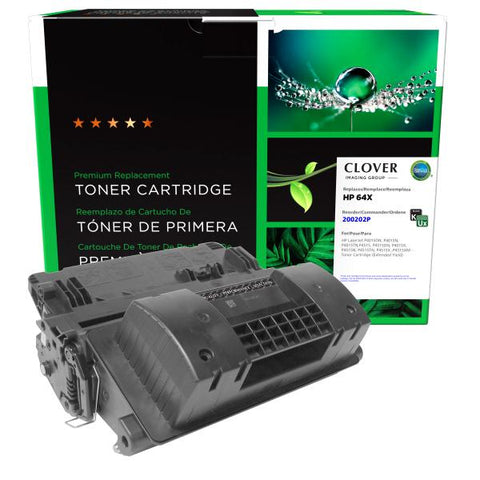 Clover Technologies Group, LLC Remanufactured Extended Yield Toner Cartridge (Alternative for HP CC364X 64X) (40000 Yield)