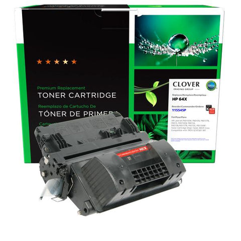 Clover Technologies Group, LLC Remanufactured High Yield MICR Toner Cartridge (Alternative for HP CC364X 64X) (24000 Yield)