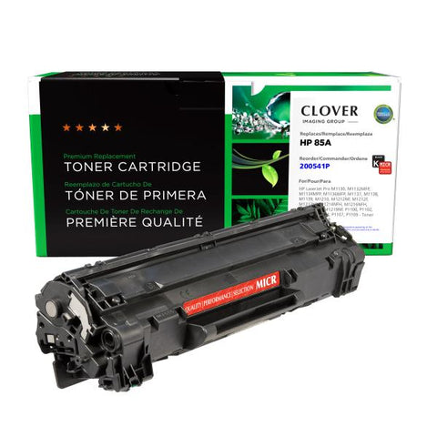 Clover Technologies Group, LLC Remanufactured MICR Toner Cartridge (Alternative for HP CE285A 85A) (1600 Yield)