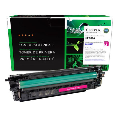 Clover Technologies Group, LLC Remanufactured Magenta Toner Cartridge (Alternative for HP CF363A) (5000 Yield)