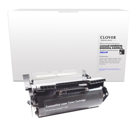 Clover Technologies Group, LLC Remanufactured Extra High Yield Toner Cartridge (Alternative for Lexmark 64404XA 64415XA X644X01A X644X21A 64435XA) (32000 Yield)