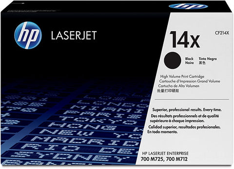 HP 14X (CF214X) Black Original LaserJet Toner Cartridge (17500 Yield)