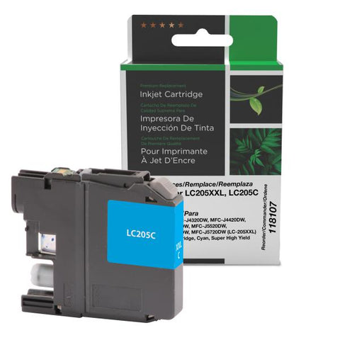 Clover Technologies Group, LLC LC205XXL Cyan Super High  Yield Ink Cartridge