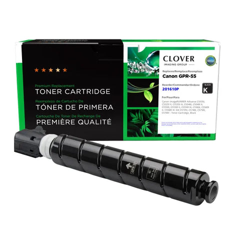 Clover Technologies Group, LLC Clover Remanufactured Black Toner Cartridge for Canon GPR-55BK