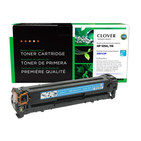 Clover Technologies Group, LLC Remanufactured Cyan Toner Cartridge for HP CB541A (HP 125A)