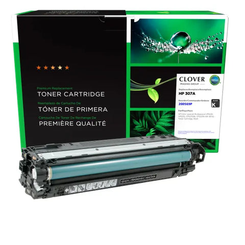 Clover Technologies Group, LLC Remanufactured Black Toner Cartridge (Alternative for HP CE740A 307A) (7000 Yield)