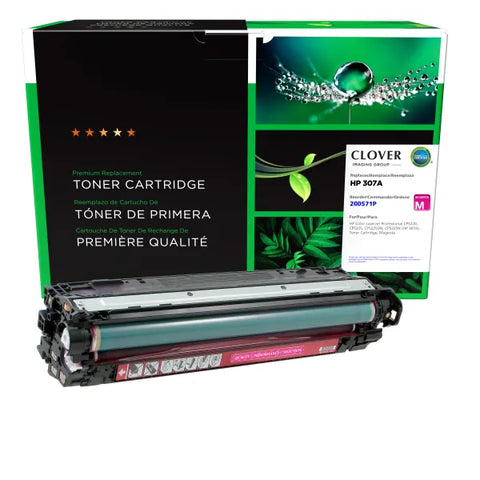Clover Technologies Group, LLC Remanufactured Magenta Toner Cartridge (Alternative for HP CE743A 307A) (7300 Yield)