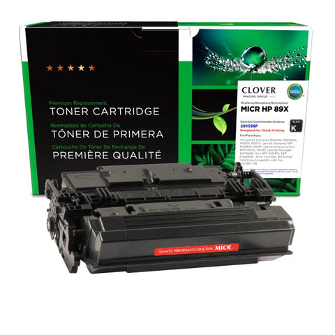 Clover Technologies Group, LLC Clover Imaging Remanufactured High Yield MICR Toner Cartridge for HP CF289X