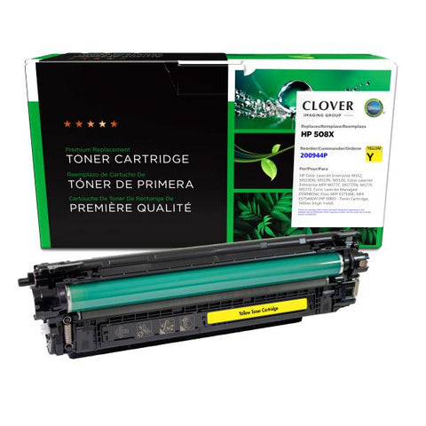 Clover Technologies Group, LLC High Yield Yellow Cartridge for HP CF362X (HP 508X)