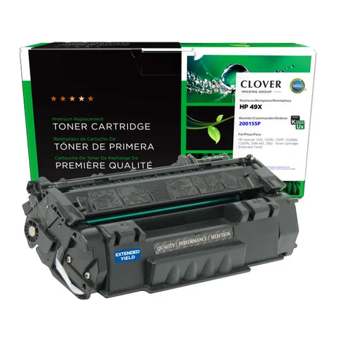 Clover Technologies Group, LLC Remanufactured Extended Yield Toner Cartridge (Alternative for HP Q5949X 49X) (10000 Yield)