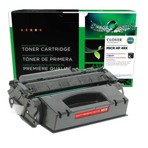 Clover Technologies Group, LLC Remanufactured High Yield MICR Toner Cartridge (Alternative for HP Q5949X 49X 02-81037-001) (6000 Yield)