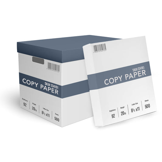 Impact Networking Letter Case 8.5 x 11 20# 92 Bright (5,000 sheets per box) 3 Hole Punch