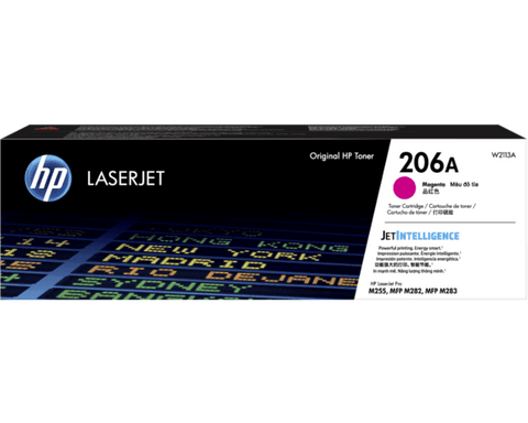 HP 206A (W2113A) Magenta Original LaserJet Toner Cartridge (1250 Yield)