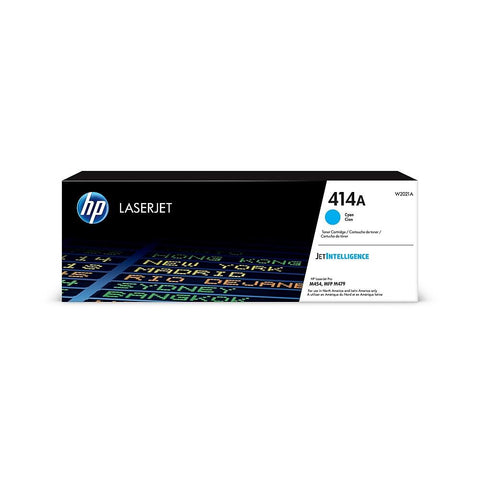 HP 414A (W2021A) Cyan Original LaserJet Toner Cartridge (2100 Yield)