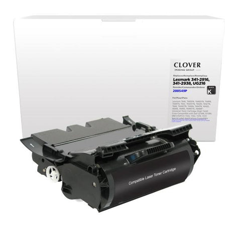 Clover Technologies Group, LLC Remanufactured Universal High Yield Toner Cartridge for Lexmark T640/T642/T644, Dell 5210/5310, IBM 1532/1552/1572