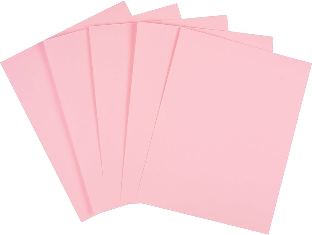 Impact Networking Letter Case 8.5 x 11 20# Premium Pastel Pink (5,000 sheets per box)